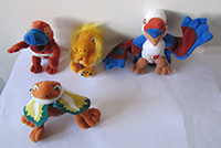 Olympic mascots plush